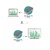 Wireless HDMI extender set 1 na 1, Full HD