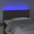 Vidaxl LED posteljno vzglavje taupe 90x5x78/88 cm blago