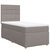 vidaXL vidaXL Box spring postelja z vzmetnico taupe 100x200 cm blago, (21291408)