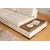 Atelier del Sofa Tulip Corner Left With Pouf Ugaona garnitura, Krem