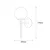 Opviq Gondol 3041 Zidna lampa, Crna