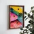 WallXpert uramljena MDF slika NAL063-46, četiri šarene ribe u stilu uljane slike, 35,5 x 47 cm