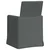 Trpezarijske stolice 2 pcs Tamno siva 57 x 67 x 95 cm tkanina