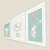 Wallity slika 3P3853BCT-001, 3 dijela, 53 x 118 cm