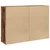 Kreveta 2 pcs Staro drvo 60 x 31 x 84 cm Konstruirano drvo