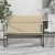 Klupa krem 100x64x80 cm od tkanine