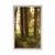 Plakat gozd obsijan s soncem - 40x60 black