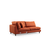 ATELIER DEL SOFA Ugaona garnitura New Tulip With Pouf Orange