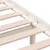 Vidaxl Posteljni okvir bel 180x200 cm trden les