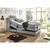 MID.YOU POSTELJA BOXSPRING 120 cm  x 200 cm , tekstil, leseni material svetlo siva