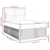 Vidaxl Box spring postelja z vzmetnico temno rjav 140x190 cm blago