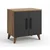 Hanah Home noćni ormarić Lumen, 51,5 cm, atlantski bor / antracit