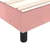 shumee Box spring postelja z vzmetnico roza 120x200 cm žamet