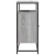 Vidaxl Komoda siva sonoma 100x35x80 cm inženirski les