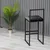 Atelier del Sofa Barska stolica Nordic Black 118BRN1172, Crna