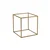 Hanah Home Klub sto Shb-18-A, 45x45x52 cm, Zlatne boje