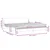 Vidaxl Postelja z vzmetnico Dover temno rjava 200x200 cm blago