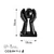 Aberto Design Dekorativna figura Global - 4, 18x30x9 cm, Crna