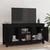 TV ormarić crni 103 x 36,5 x 52 cm od masivne borovine
