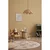 Bež otroška preproga o133 cm Paws Light Beige – FD