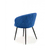eoshop Oblazinjen jedilni stol K430, temno modra