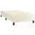 Krevet box spring s madracem LED krem 90x190 cm od umjetne kože