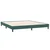 Box Spring krevet bez madracem tamnozeleni 200x220 cm baršun