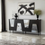 HANAH HOME Komoda Venice Black Fume