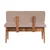 Conceptum Hypnose Trpezarijska klupa Vina Bank 110x85x40cm Orah