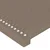 Vidaxl LED posteljno vzglavje taupe 200x5x78/88 cm blago