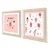 Wallity Slika 2P3333KCT-010, 2 dela, 33 x 68 cm