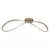 Rabalux Luster Castiel, LED, 30W, 3000K, 68x31,5cm, Zlatne boje
