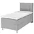JYSK boxspring krevet GOLD C25, light grey, 90x200cm