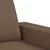3-dijelni set sofa smeđi od tkanine