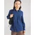 GUESS Bluza MONIQUE modra/črna