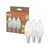 OSRAM LED žarnica sveča opal E14 4,9W 827 3-pack - Plastika