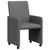 Blagovačke stolice s kotačima 2 pcs Tamno siva 57 x 66 x 94 cm