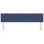 Vidaxl Posteljno vzglavje modra 160x5x78/88 cm blago