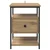 Noćni ormar s ladicama 2 pcs Umjetnički hrast 40 x 42 x 56 cm