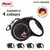 Flexi Povodac Black Design L Tape 5m - Roze