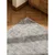 Siva ročno tkana viskozna preproga 80x150 cm Noemi – Vikosa