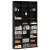 CD ormar Crni hrast 101 x 23 x 177,5 cm Konstruirano drvo