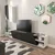 Hanah home TV Komoda Zebra Crno-Bela