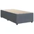 Vidaxl Box spring postelja z vzmetnico temno siva 80x200 cm žamet