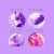 SuperLove 4in1 Dual Flapping, Heating Rabbit Vibrator Purple