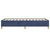 Vidaxl posteljni okvir brez vzmetnice Modra 80x200 cm Tkanina