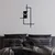 Wallity Zidni sat 49x30cm Crni