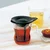 Hario One Cup Tea Maker stekleni čajnik 200 ml, črn