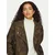 Vila Jakna iz umetnega usnja Line 14102785 Rjava Regular Fit