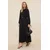 Trendyol Modest Ženska haljina Tctss26Eb00009, Crna